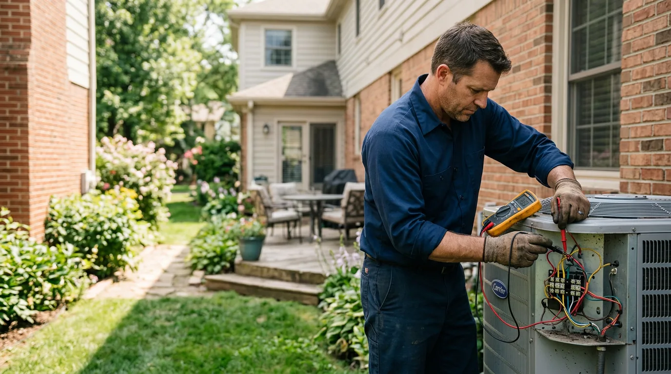 HVAC technician working near Lanark Village, FL